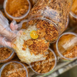 Bánh Tráng Tép Giòn Hành Phi 300Gr 4 Không - Winnie House