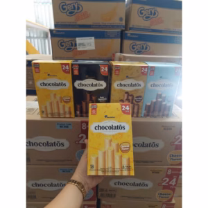 Bánh Quế Chocolatos 336Gr (24 Thanh X14G) Nhập Khẩu Indonesia - Gdn