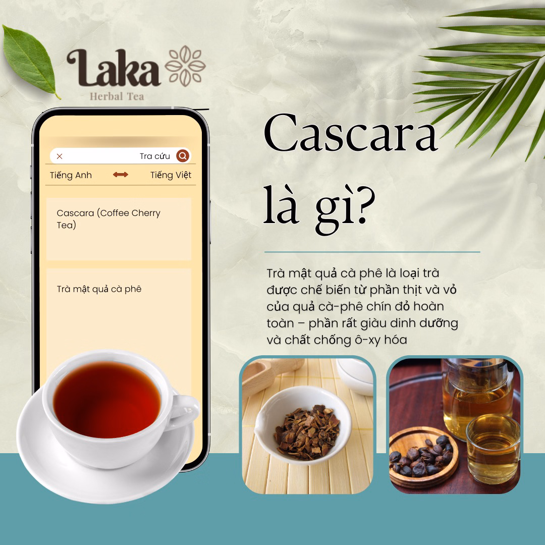 Trà Cà Phê Cascara Mix Cam Quế Laka Hũ 60Gr , 100% Quả Cà Phê Chín Mọng, Công Nghệ Enzyme Độc Quyền - Ảnh 2