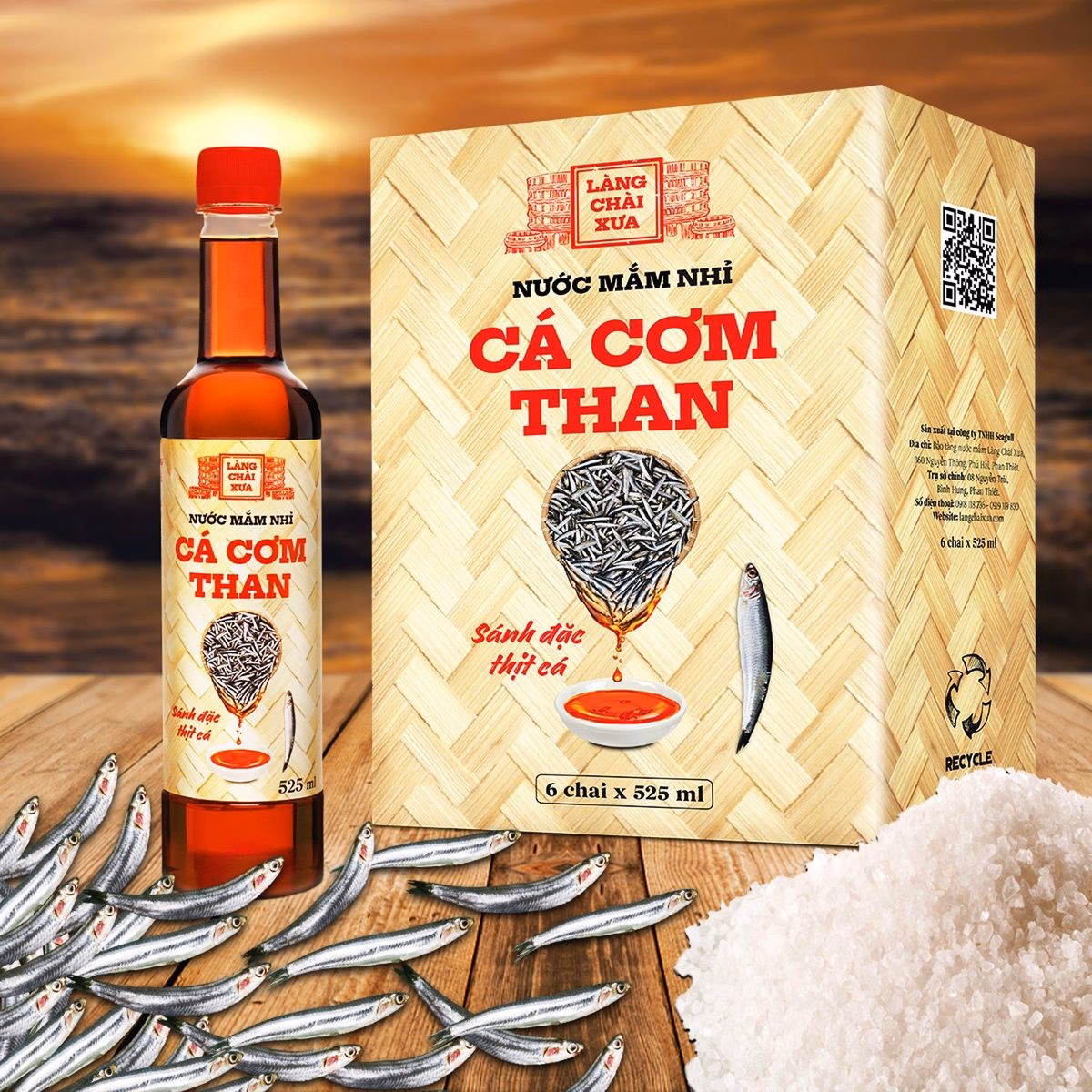 Nước Mắm Nhỉ Cá Cơm Than 525Ml - Làng Chài Xưa - Ảnh 7